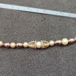 Monet Gold and Pearl Bracelet
